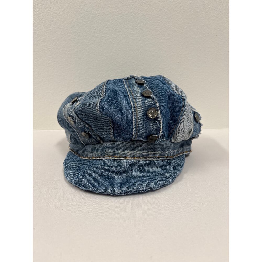 Vintage, jean patchwork hat